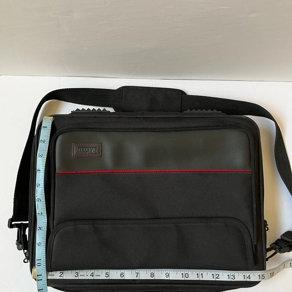 Targus Black Laptop Bag & Briefcase with Red Trim